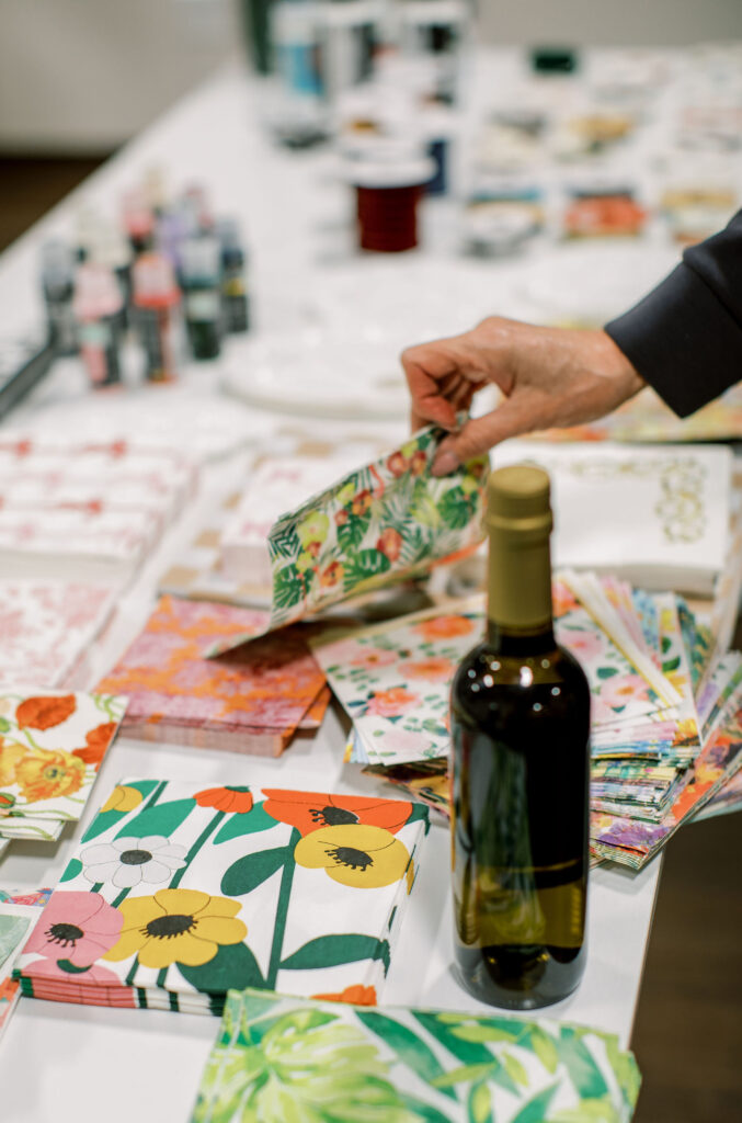 Hands-on decoupage activity at After Hours workshop in Tontitown